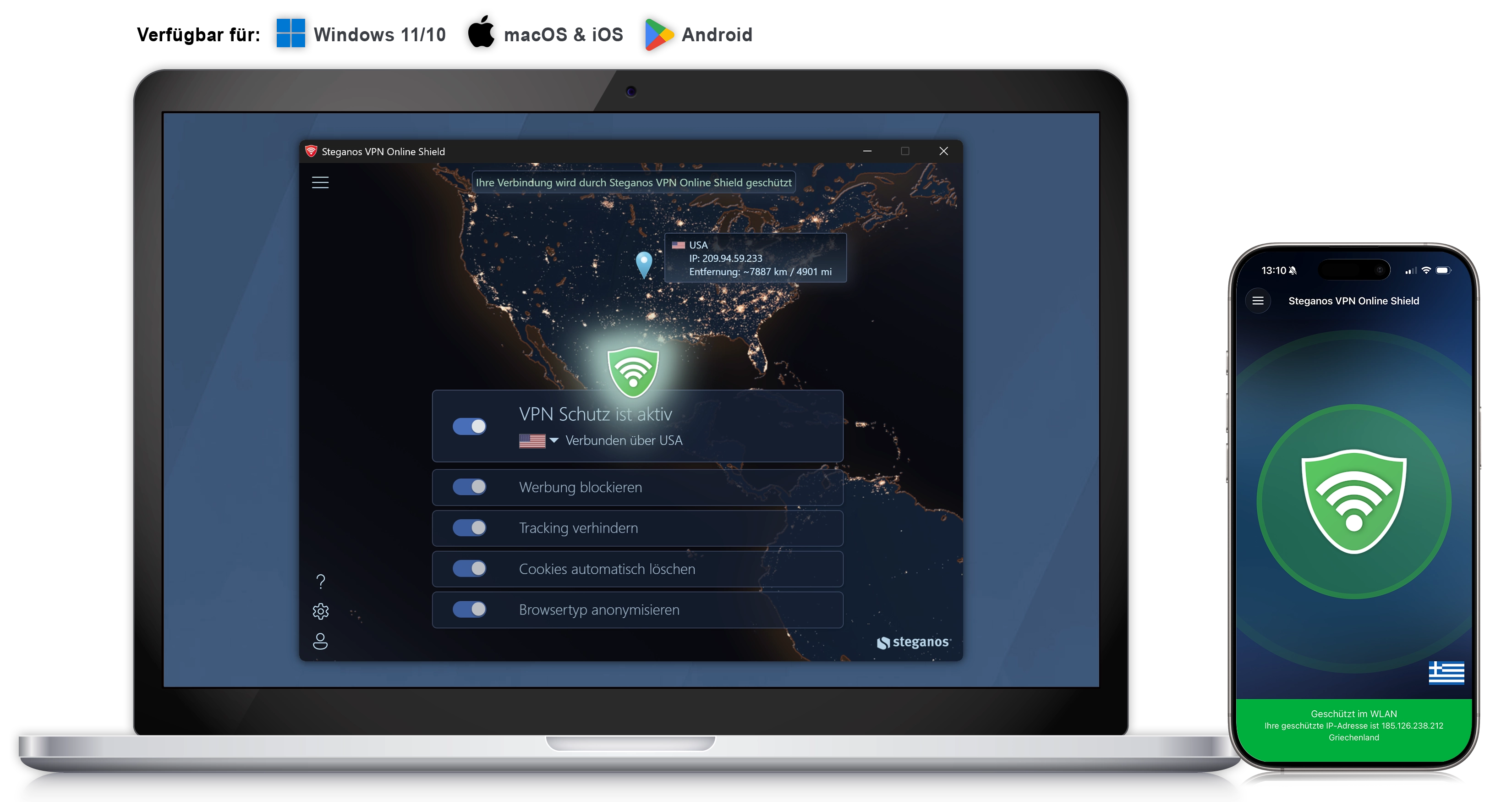 Steganos VPN Online Shield